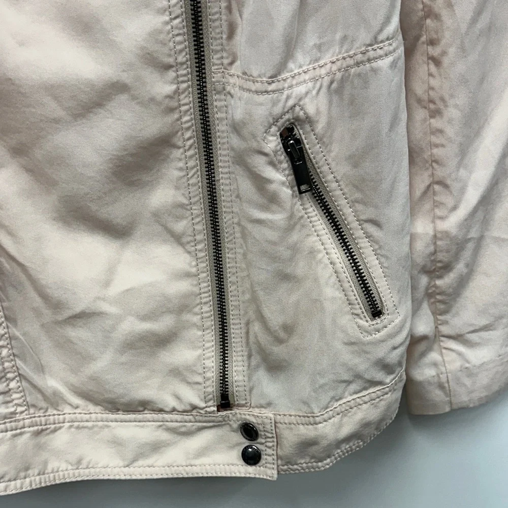 Banana Republic Blush Utility drapery moto Jacket xs